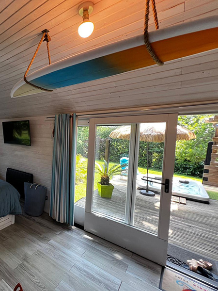 Hébergement surf, un cocon de douceur dans un esprit sport et nature