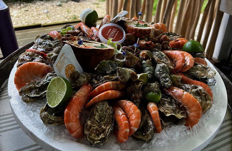 img plateau de fruits de mer de l'océan atlantique