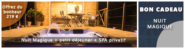 Offre nuit magique & Spa un séjour d'une nuit en Cabane & Spa